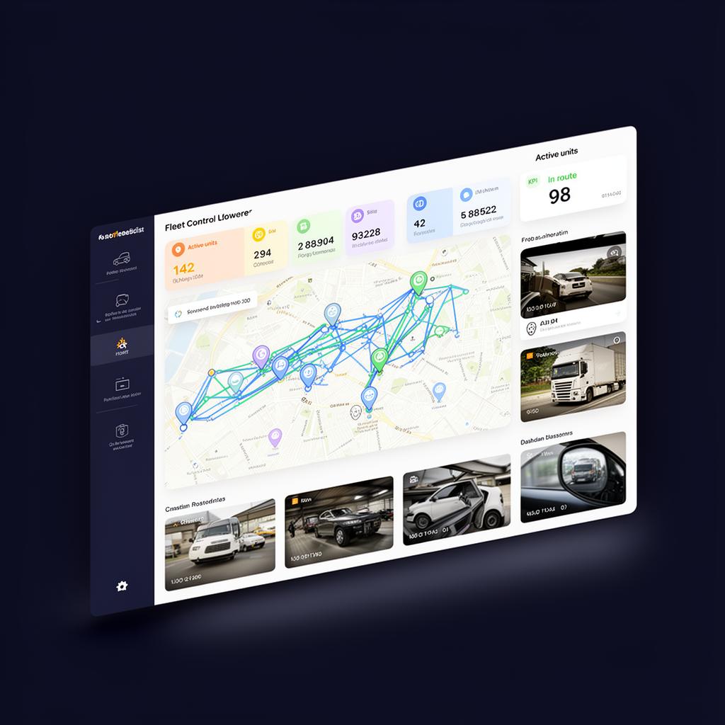 Mockup del dashboard de Torre de Control de Cárgalo Plus